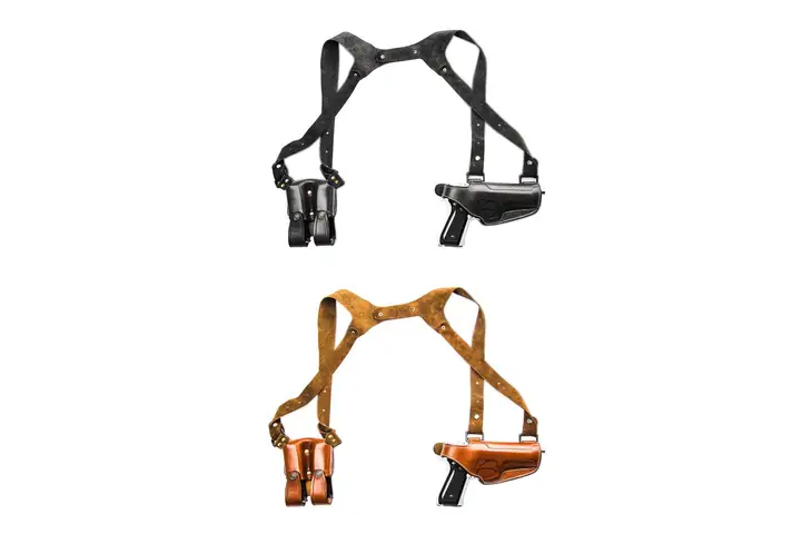 Cebeci Arms 1911 Leather Horizontal Shoulder Holster w/Rail, SHS 21013 - view 3